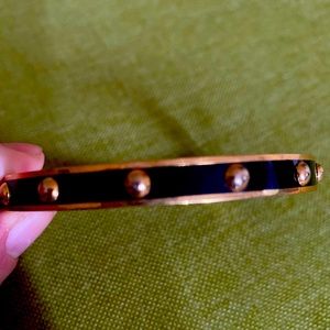 Coach black and gold bracelet